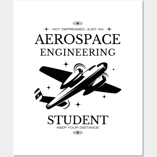 Aerospace Engineering  - White Version - Engineers Posters and Art